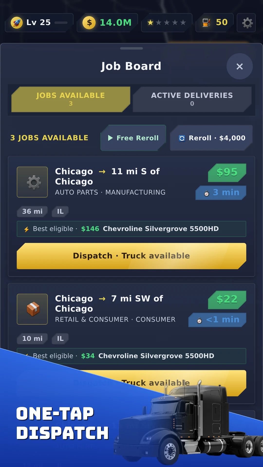 Idle Truck Fleet screenshot