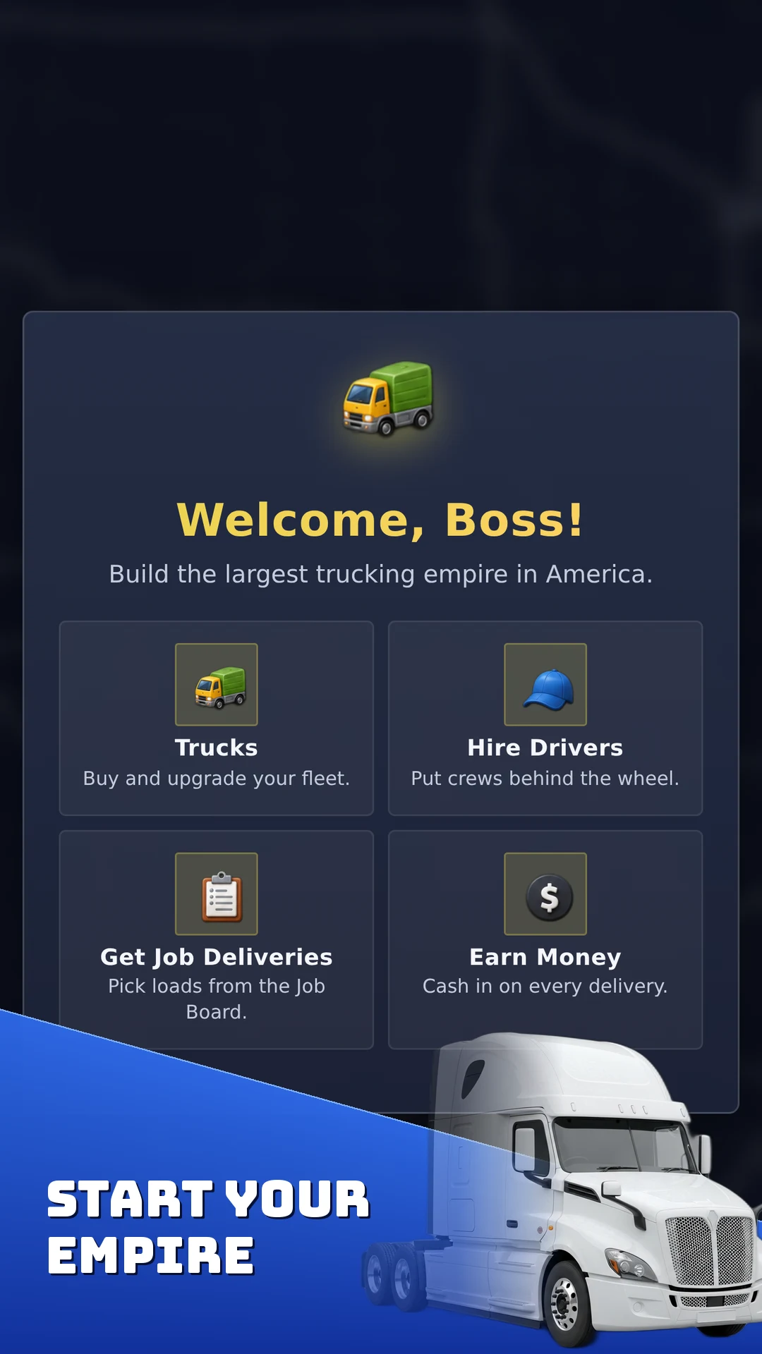 Idle Truck Fleet screenshot