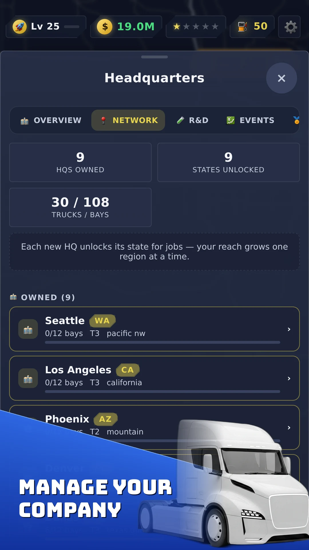 Idle Truck Fleet screenshot